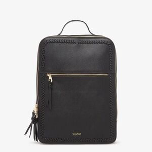NWT Calpak Black Backpack with Gold Accents for 15in laptop
